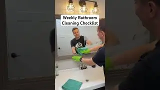 Weekly Bathroom Cleaning Checklist