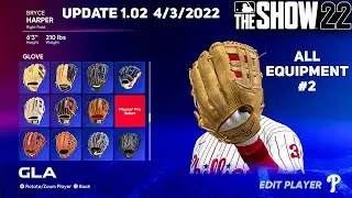 MLB The Show 22 - Update 1.02 04/03/2022 New Equipment Options #2 #MLBTheShow22