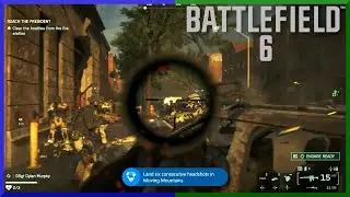 Battlefield 6 - Land 6 Consecutive Headshots in Moving Mountains (BULLSEYE BLITZ Trophy Guide)