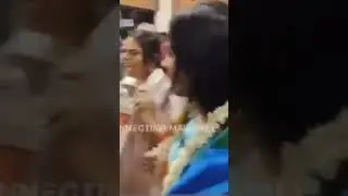 nadhira at airport #bigbossmalayalam #bb5 #akhilmarar #drrobin