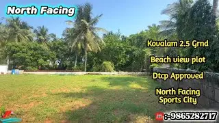 ID1581🌴2.5 Grnd Prime Beach Farmland Sale chennai Ecr🌴Kovalam 🏖Mahabalipuram Resort🏝Sports 🌊Mr.Ashi
