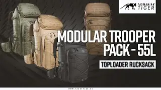 Tasmanian Tiger Modular Trooper Pack - Produktdetails des milit&auml;rischen Toploader Rucksack