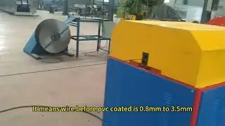 Fully Automatic Metal Steel Wire PVC Coating Equipment PVC Wire Making Machine