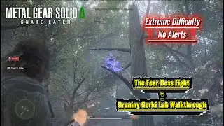 MGS Delta Snake Eater &ndash; EXTREME No Alert Walkthrough & The Fear Boss Fight (PS5 4K UHD)