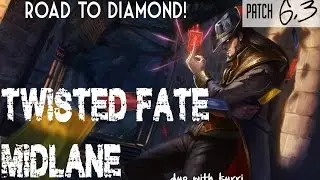 TF Mid S6 - full ranked game w/ commentary | League of Legends