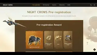 Пред-регистрация Night Crows и MIR2M:The Grandmaster, от разработчика Wemix Play.