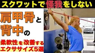 【スクワット】肩を痛めずに、正しいフォームに必要な上半身の可動域とストレッチ5選【後編】