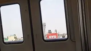 Delhi metro travel Noida sector 34 inside view Delhi metro travel WhatsApp status world #noida