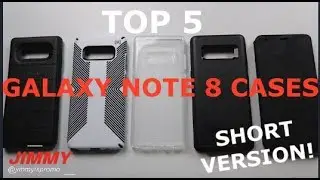 Top 5 Galaxy NOTE 8 Cases [SHORT VERSION]