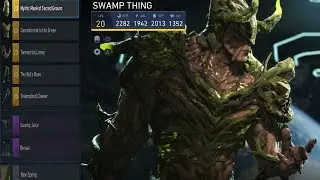 Injustice 2 Epic Gear Lvl 20 Swamp Thing Full Loadout #1 - Online Multiplayer Gameplay!