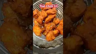 Fish Chilli 65- How to make Fish Chilli 65 - Pomfret Fish #shorts