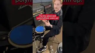 Try out this advanced warm up! #drums #drummer #bateria #warmup #drumlesson