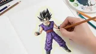C&oacute;mo COLOREAR personajes de Dragon Ball Z | Gu&iacute;a Completa: Aprende a pintar anime paso a paso