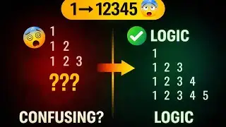 Number Pattern - 7 Program (Logic) in Java