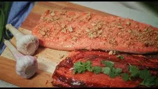Lohifileen grillaus ja maustaminen
