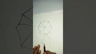 Umbrella girl ☔ how to draw #shorts #drawing #art #viral #trending #scout