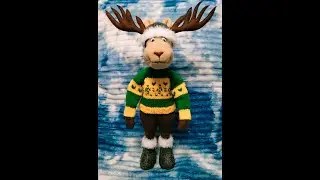 How to sew a Christmas elk for decoration.                      Як зшити новорічного лося для декору