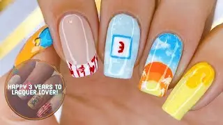 Throwback Remix Nail Art | Celebrating 3 Years of Lacquer Lover 🎉
