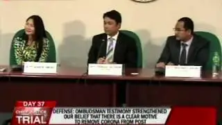 Press conference of the defense panel after Day 37 of #CJonTrial