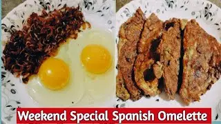 10 minutes recipe | Quick & Easy breakfast recipe| spicy Spanish Omelette by Lively and Limitless