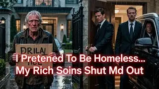 I Pretended To Be Homeless And Broke. My Rich Sons Shut Me Out, But The Poor Mechanic Saved Me.