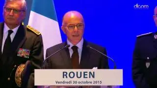 Présentation par Bernard Cazeneuve du Plan BAC-PSIG 2016 à Rouen