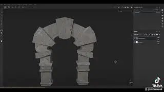 Gate Entrance in Maya, Zbrush, Adobe Substance,  Unreal Engine