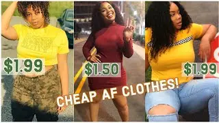 CLOTHES FOR $1 | Aliexpress Try-On Clothing Haul | (Thick / Curvy Girl) | just jailyn