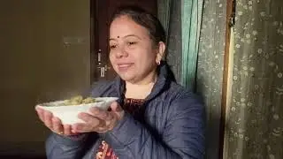 मकर सक्रांति पर बनाई तिलकुट खिचड़ी और सेब की चटनी😋😋