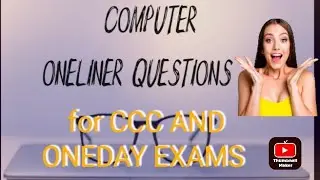 full computer notes oneliner questions in one video #ccc #oneday exams