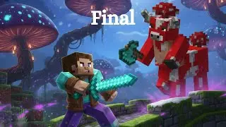 Minecraft Fight against Twilight Forest Labyrinth Final