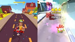 New Game || Paper BOY Race || OM NOM Run