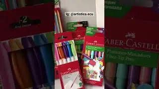 Box 1 Faber Castell #journal #art #bulletjournal #stationery #bujo #calligraphy #lettering #sticker