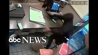 Restaurant employee takes on 3 gunmen in attempted robbery