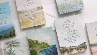 Stunning Wedding Invitations Inspired by America&rsquo;s Landscapes &ndash; Affordable & Beautiful!