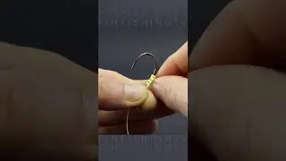 Step-by-step guide on tying the Snell knot