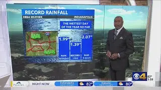 Chris forecasts a drop in the humidity