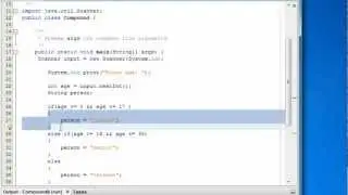 java: and operator - lesson 12
