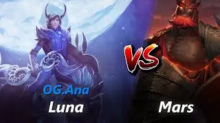 How to Luna safelane vs Mars/Rubick (feat. Ana) | First 10 minutes