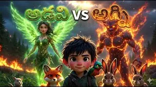 A Magical Forest Adventure EP-02 &ndash; Part 2 Telugu (The part where Forest Angel vs Fire Demon happens)