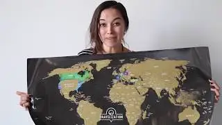 Travelization Scratch Off World Map Deluxe Edition - Travel Blogger's Review
