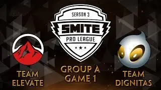 SMITE Pro League Fall Split Group A - Team eLevate vs. Team Dignitas (Game 1)