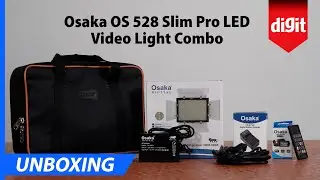 Osaka OS 528 Slim Pro LED Video Light Combo Unboxing