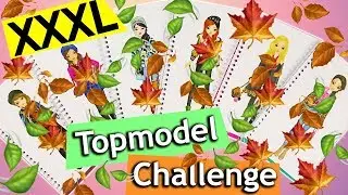 XXXL TOPMODEL CHALLENGE | DIY Herbst Outfits | Alle Topmodel B&uuml;cher | Herbst Challenge | Kids