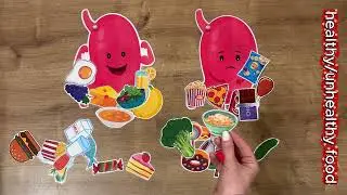 Healthy / Unhealthy Food. Sorting game