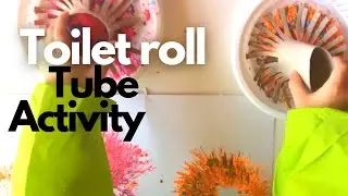 Toilet roll tube activity for kids\fun activity for students using toilet roll tubes!!