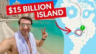 Swimming Around A $15 Billion Dollar Island | The Pearl-Qatar