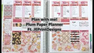 Plan with Me! / Plum Paper Planner / Ft. JEPrintDesigns