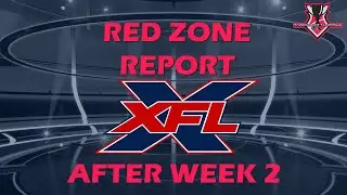 Tournament Takedown: XFL Fantasy Red Zone Report After Week 2