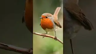 Rouge-gorge🧡 #rougegorge #robin #orange #oiseaux #oiseau